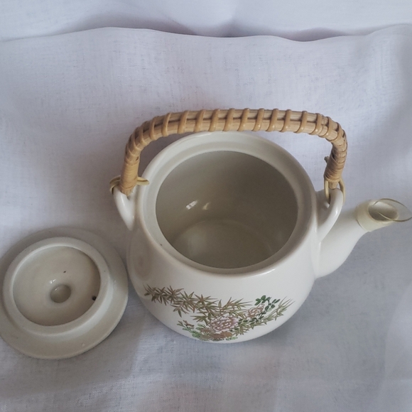 Asahi Japan Birds & Flowers Vintage Teapot - Picture 5 of 7
